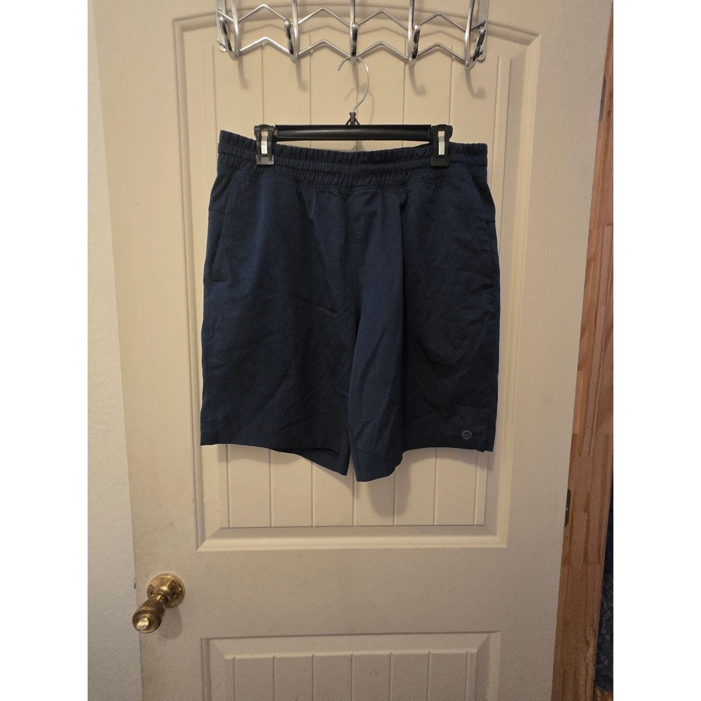 Mondetta Outdoor Project Men's Shorts Navy Blue Size Large Stretch Hiking
